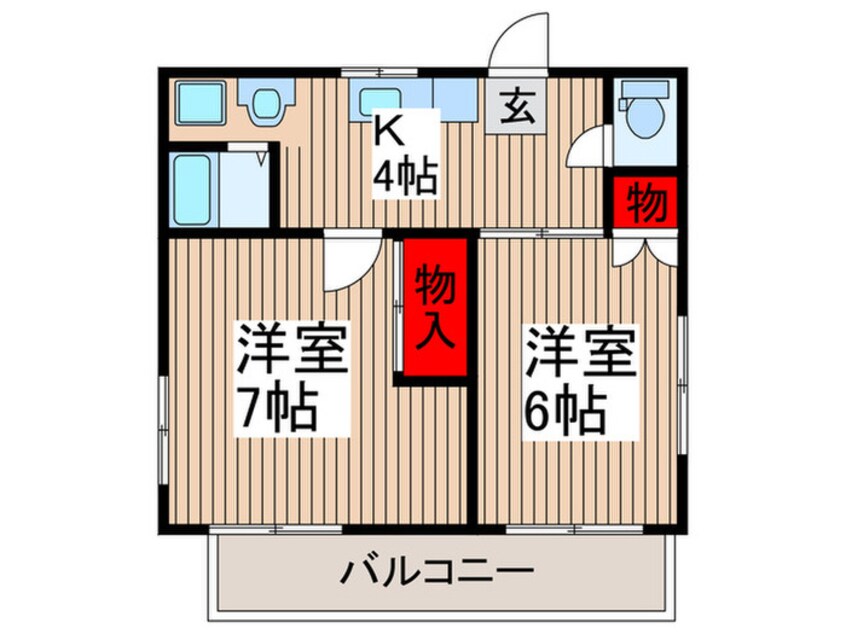 間取図 ア－トパレス所沢