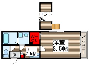 間取図 コンフォルタ清瀬
