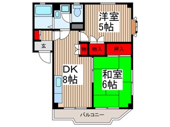 間取図 ミキハイツ