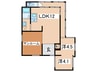SOU 2LDKの間取り