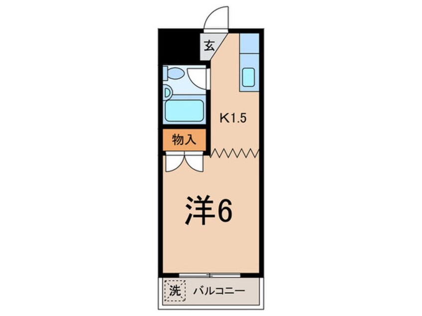 間取図 フラワ－ハイツ