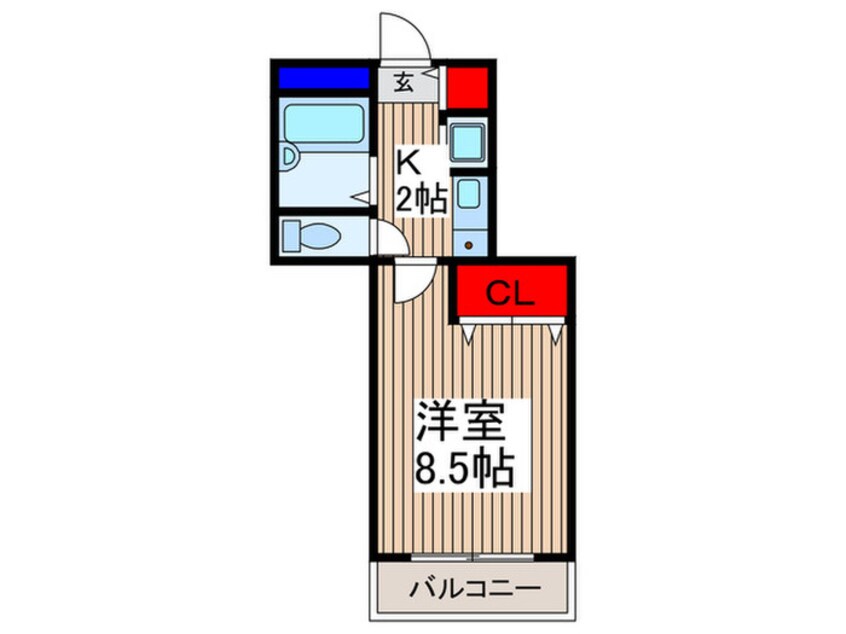 間取図 煉瓦館イ－ストフェイス