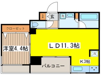 間取図 ｶﾞｰﾗ･ｳﾞｨｽﾀ日本橋浜町（901）