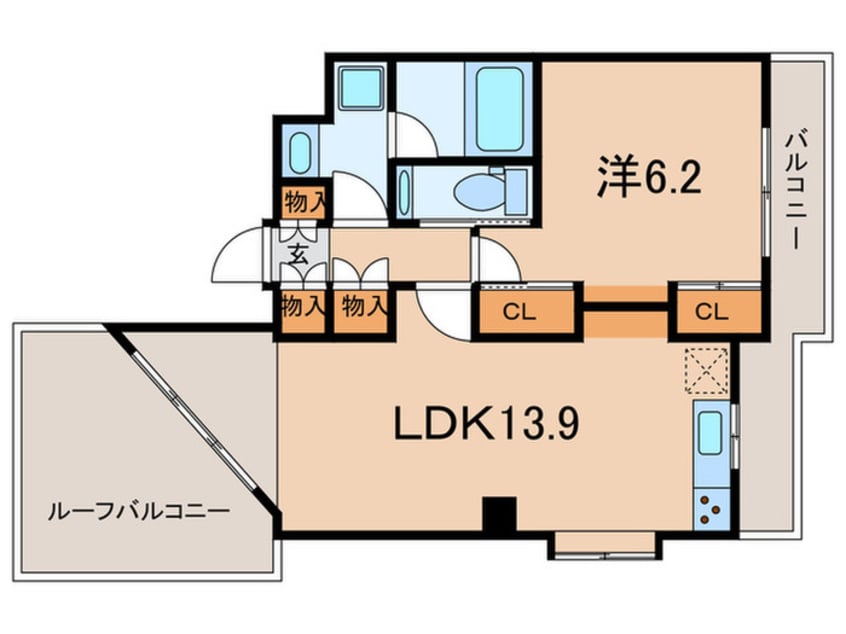 間取図 GranDuo二子玉川6