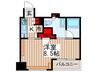 アネーロ銀座 1Kの間取り