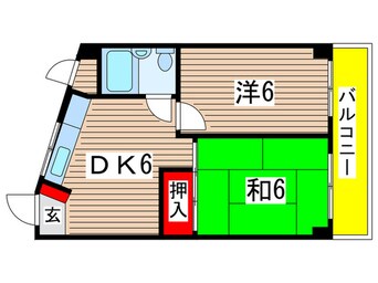 間取図 ラフレ水沢