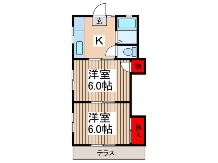 間取図 富士見コーポ