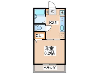 間取図 セントラルヒルズA