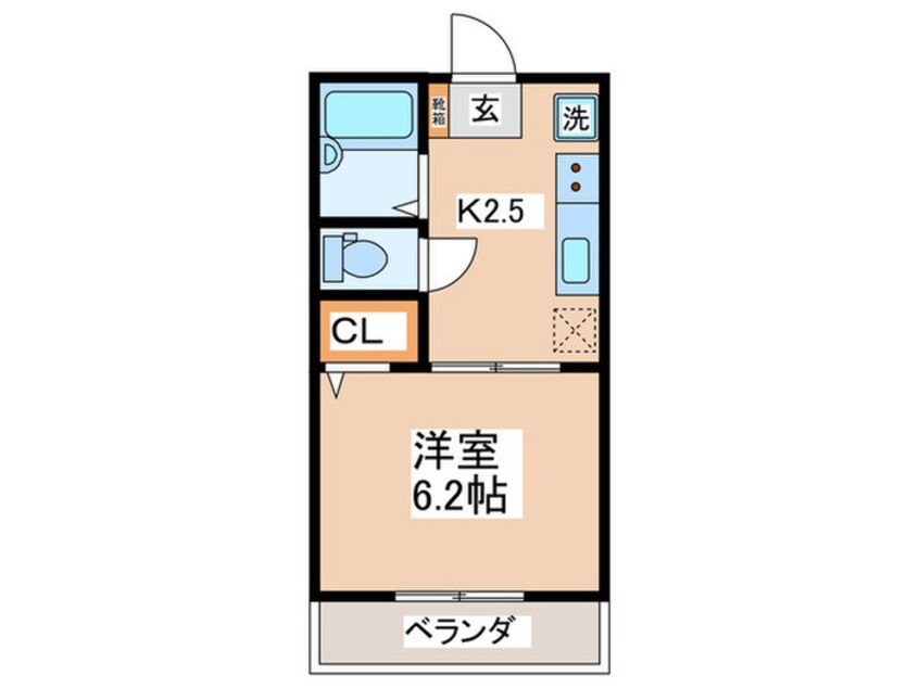 間取図 セントラルヒルズA