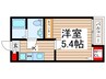 Avantiせんげん台 1Kの間取り