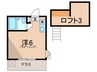 ステ－ジ境南Ｂ 1Rの間取り