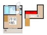 ステ－ジ境南Ｂ 1Rの間取り