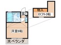 ステ－ジ境南Ｂの間取図