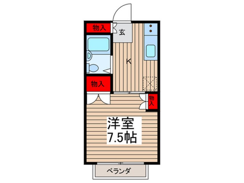 間取図 仲町レヂデンス