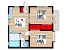 ドリ－ムコ－ポ 2DKの間取り
