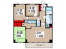 ＬＡＮＡＩ　ＣＯＵＲＴ２５ 3LDKの間取り