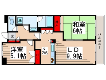 間取図 コーストヴィラ葛西臨海公園