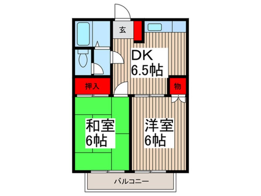 間取図 ハイム東本郷