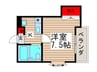プランタン　ビル 1Kの間取り