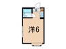 キタハイム 1Rの間取り