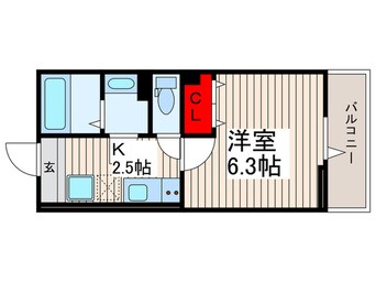 間取図 エクセリア南花畑Ⅰ