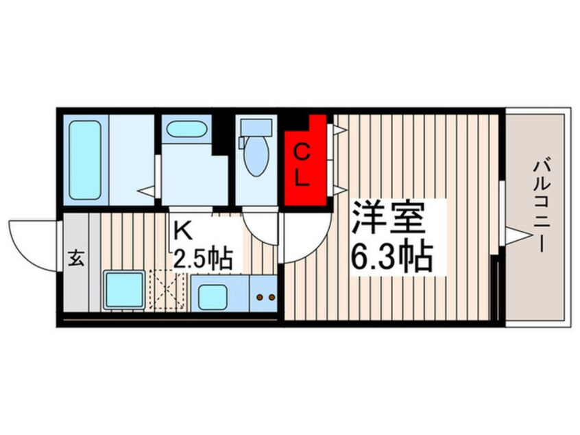 間取図 エクセリア南花畑Ⅰ