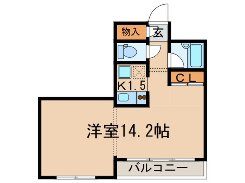 間取図 モアイ経堂アナケナ