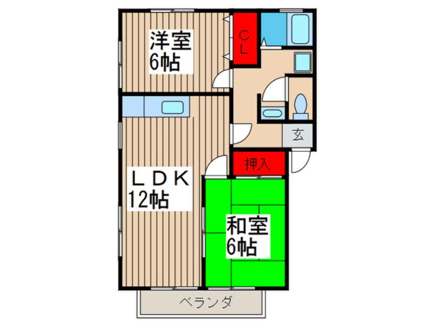 間取図 ラ・ベルセゾン