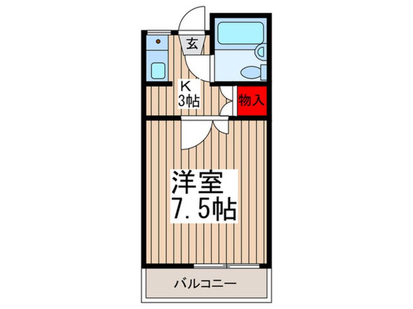 間取図 エクセレント並木