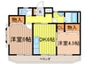 シャネル聖蹟 2DKの間取り