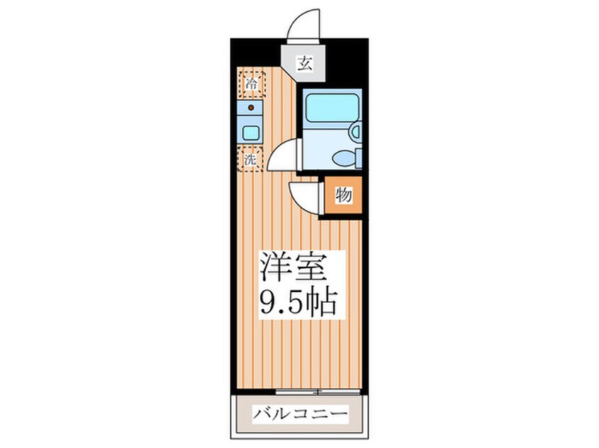 間取図 ヴィラ武蔵野