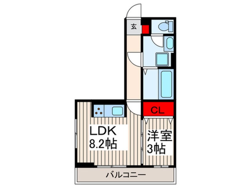 間取図 エクセリア南花畑Ⅱ