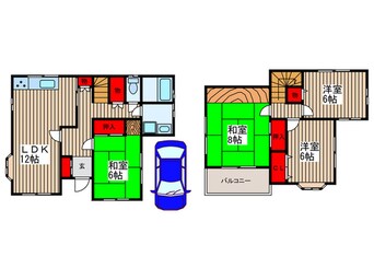 間取図 西新宿１丁目貸家