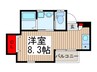 フォレスト芝 1Rの間取り