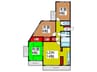 ＥＮＯＵﾏﾝｼｮﾝ 3LDKの間取り
