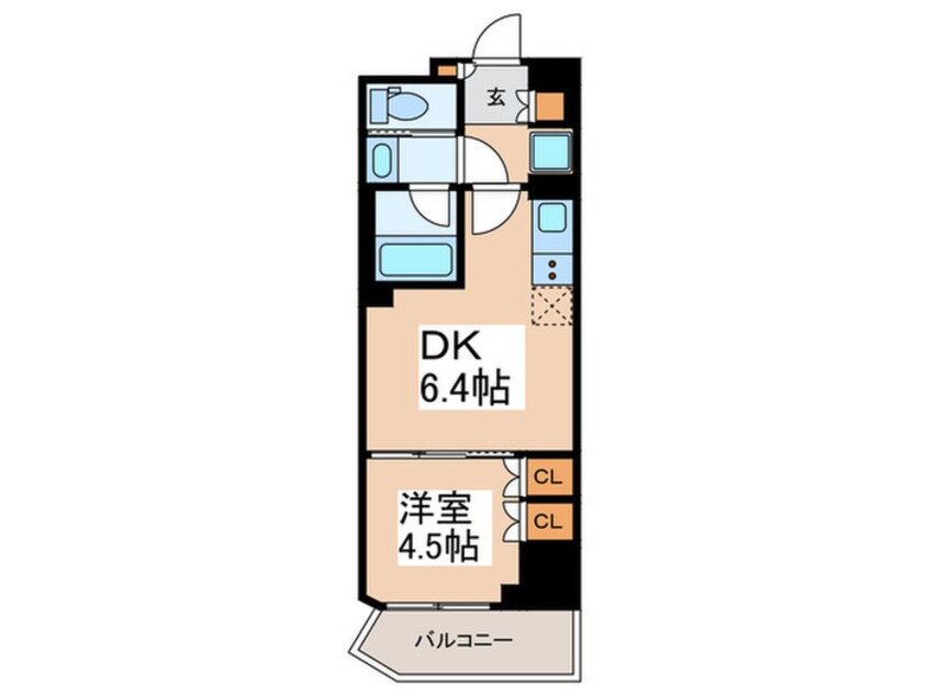 間取図 Brillia ist 蔵前 Residence