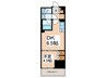 Brillia ist 蔵前 Residence 1DKの間取り