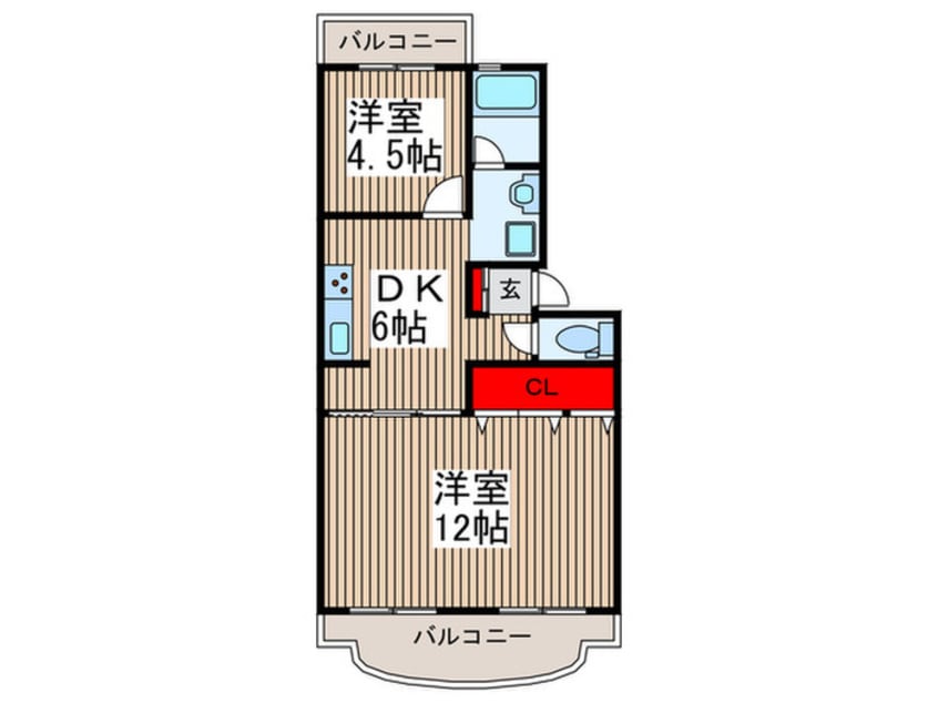 間取図 第２ヤマダマンション