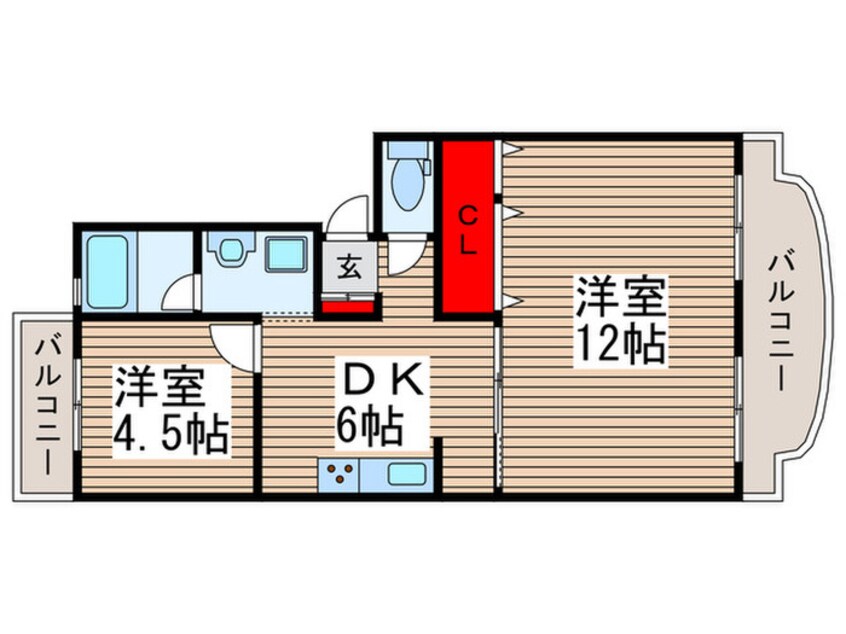 間取図 第２ヤマダマンション