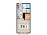 エクレ－ル新川崎 1Kの間取り