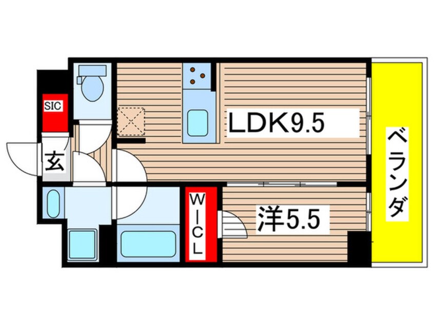 間取図 ALTERNA菊川Ⅱ