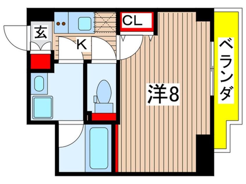 間取図 ALTERNA菊川Ⅱ