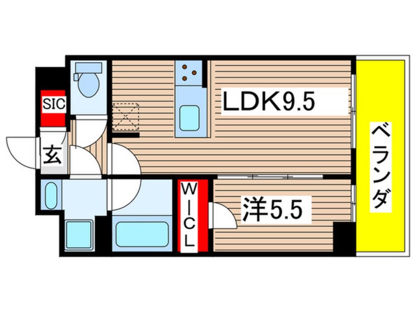 間取図 ALTERNA菊川Ⅱ