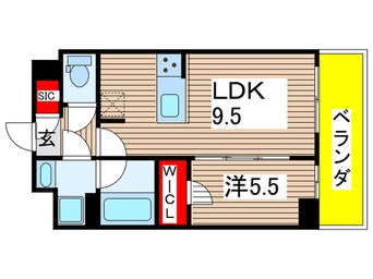 間取図 ALTERNA菊川Ⅱ