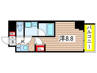 間取図 ALTERNA菊川Ⅱ
