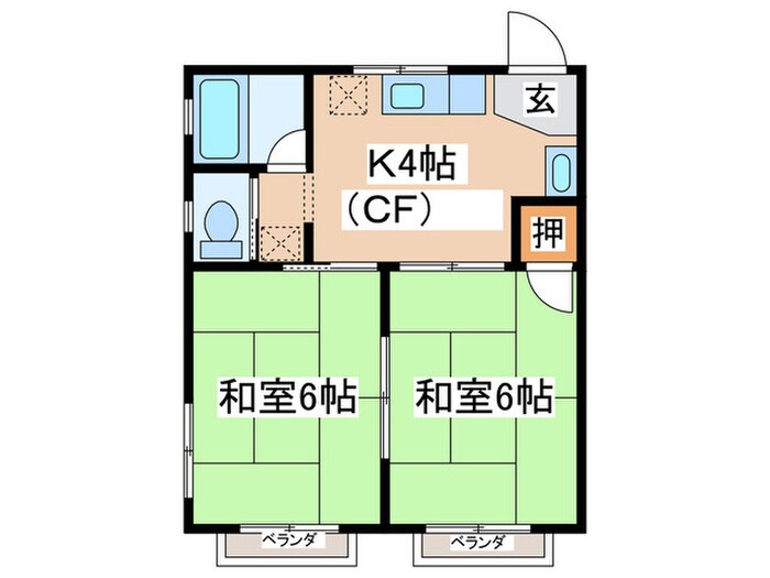 間取り図 山口　ハイツ