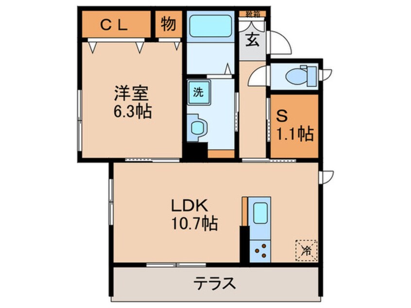 間取図 カプチ