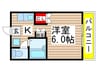 パティオス 1Kの間取り