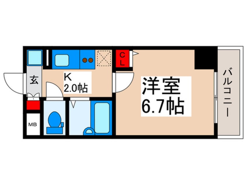 間取図 ドゥーエ浦安Ⅱ