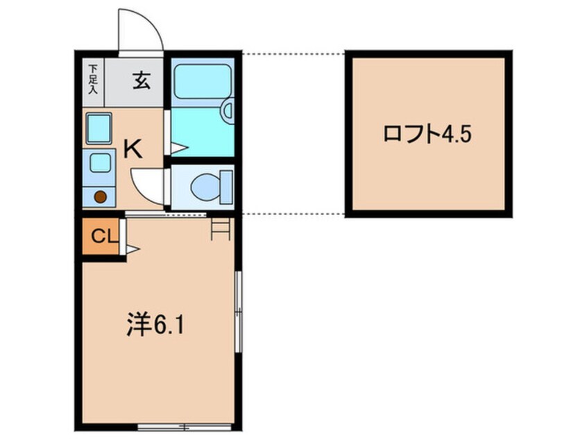 間取図 ベルメゾンⅡ